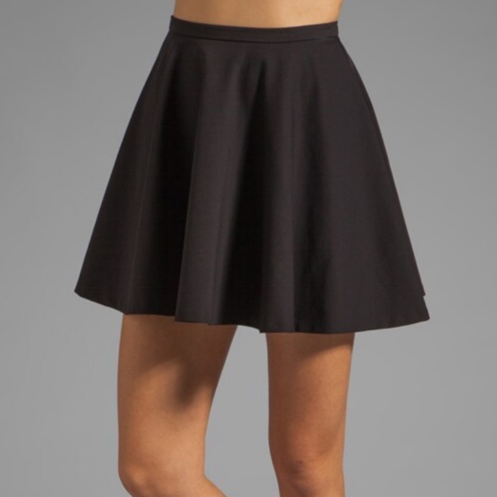 Diane Von Furstenberg DVF Bethany Skirt Black Size 14 J2